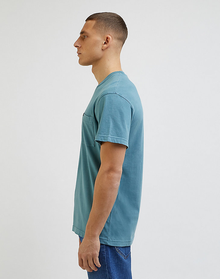 Relaxed Pocket Tee in Eden alternative view 3