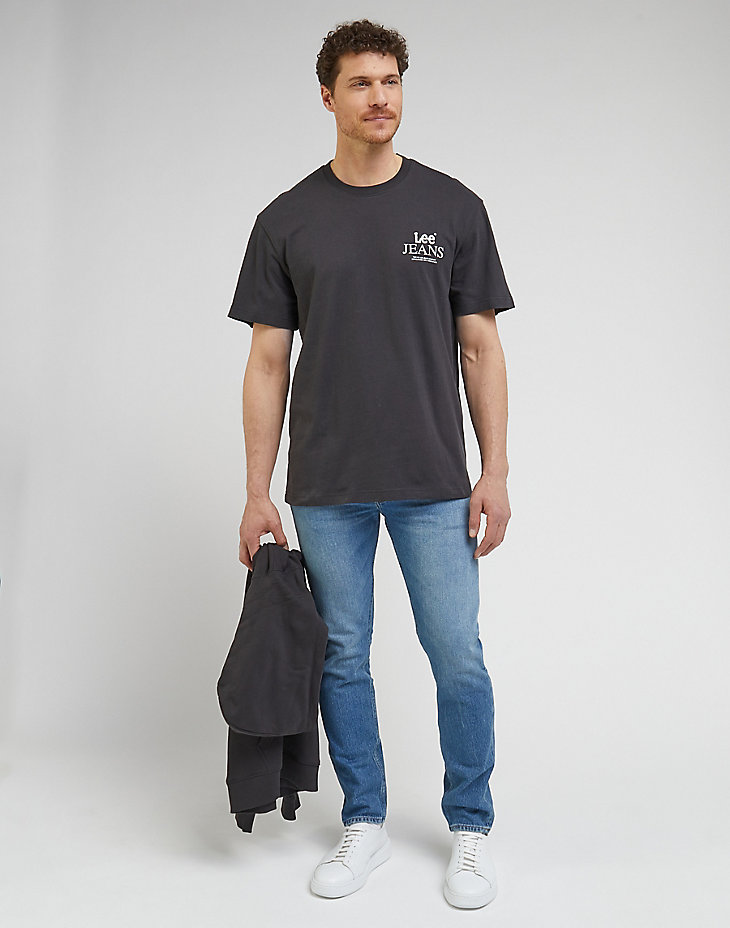 Logo Loose Tee in Washed Black alternative view 2