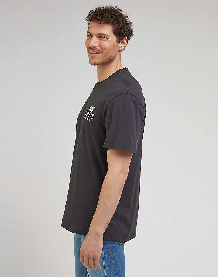 Logo Loose Tee in Washed Black alternative view 3