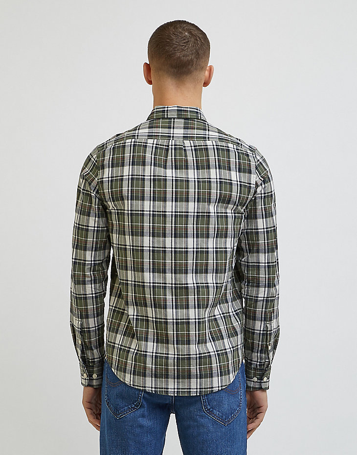 Button Down Shirt in Olive Grove alternative view