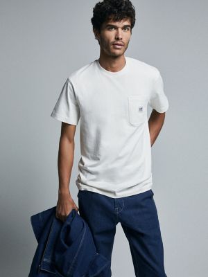 Workwear Pocket Tee in Ecru