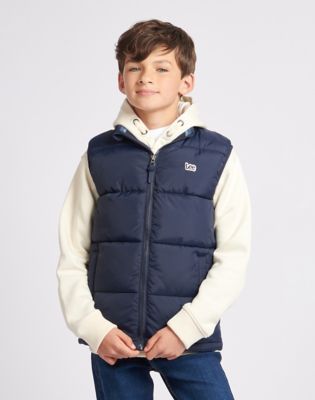 Boys sale navy gilet