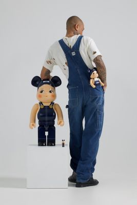 Lee x BE@RBRICK Buddy Lee 100% and 400% Set:Navy/Beige:One Size | Lee x  Bearbrick | Lee®