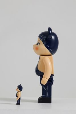 Lee x BE@RBRICK Buddy Lee 100% and 400% Set:Navy/Beige:One Size | Lee x  Bearbrick | Lee®