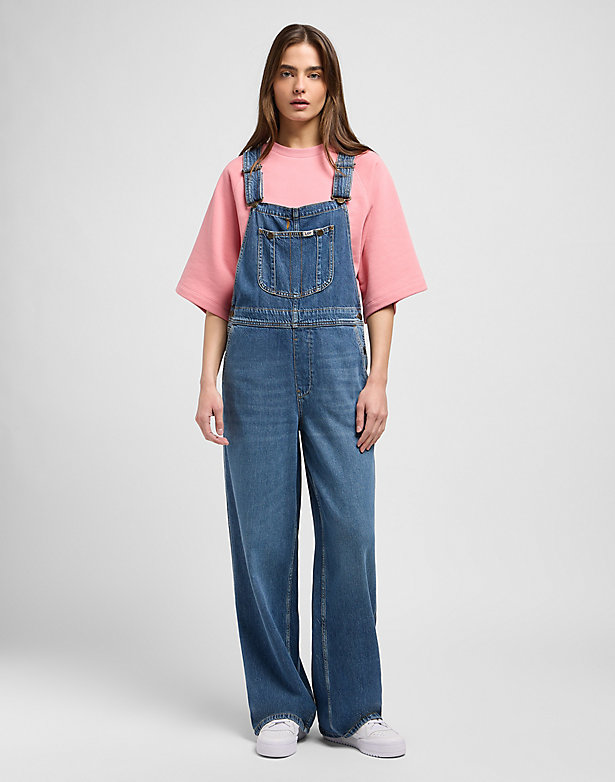 Loose Bib Overall in Happy In Blue