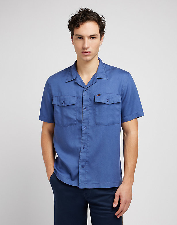 Short Sleeve Chetopa Shirt in Surf Blue