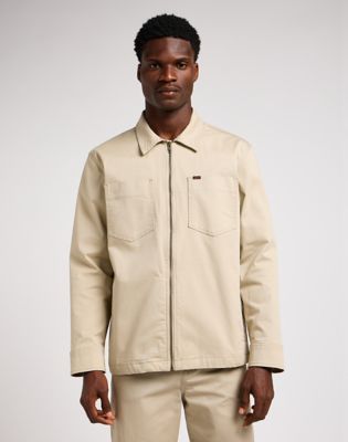 Relaxed Chetopa Overshirt in Stone