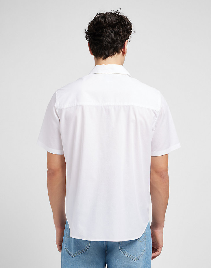 Patch Shirt in Bright White alternative view