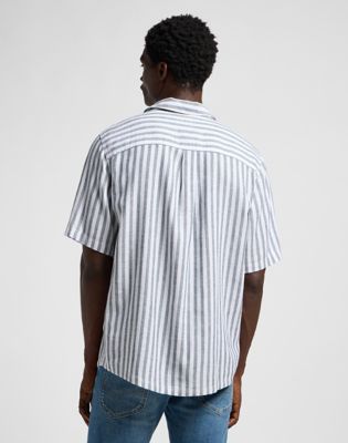 Mens short sleeve sale popover shirt