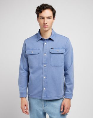 Workwear Overshirt in Surf Blue