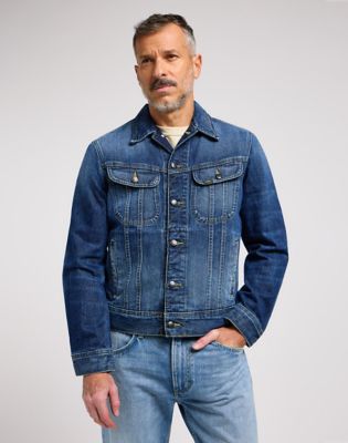 Mens long outlet length denim jacket