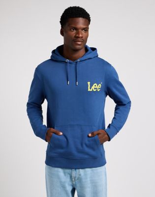 Wobbly Lee Hoodie in Midnight Navy