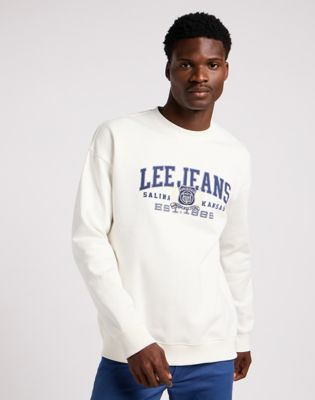 Varsity Sweatshirt in Ecru