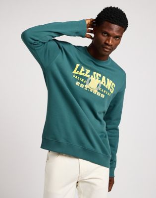 Varsity Sweatshirt in Evergreen