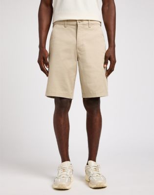 Relaxed Chino Short in Stone