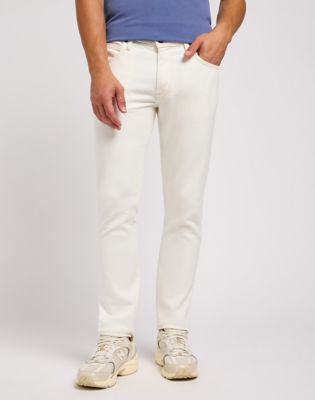 Men's white best sale stretch jeans