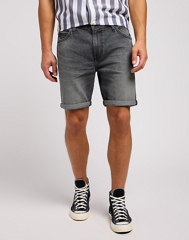 Rider Short in Washed Grey