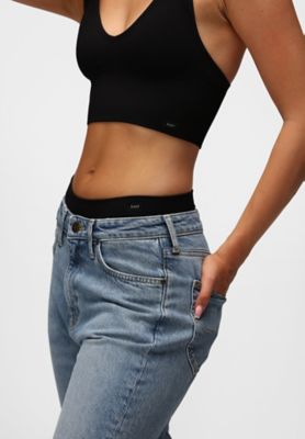 Strappy Rib Bralette in Black alternative view