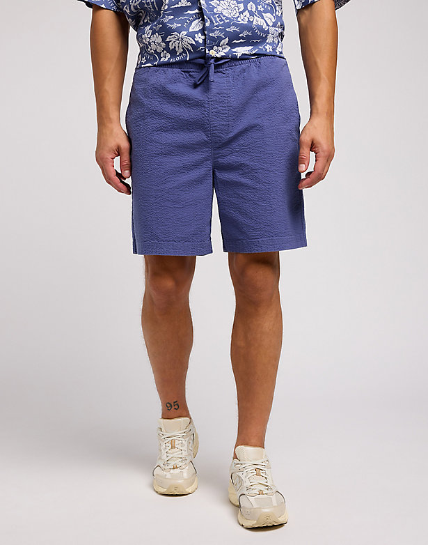 Pull On Short in Surf Blue