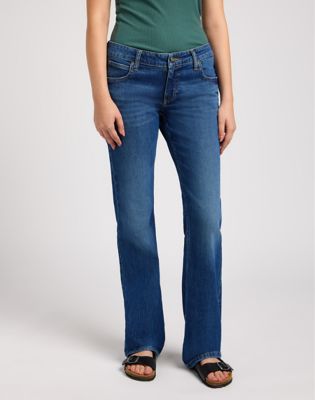 Jeans Mujer Tiro Alto Stella A Line Relaxed Fit Light Alton - Lee