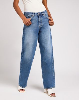 Lyocell Rich High Waisted Slim Flare Jeans