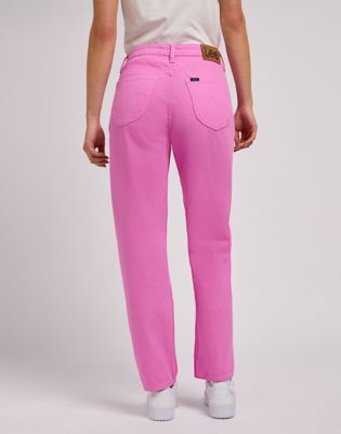 Lee pink fuzzy store jeans