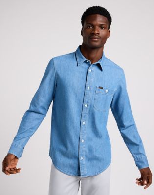 Men's western outlet denim shirt