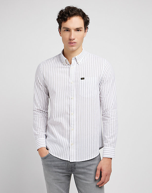 Button Down Shirt in Olive Grove