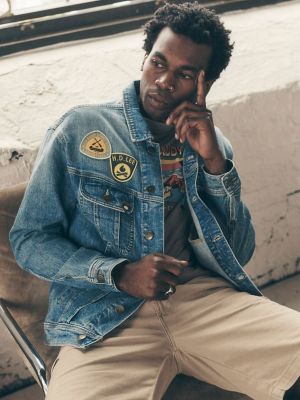 Lee rider best sale denim jacket mens