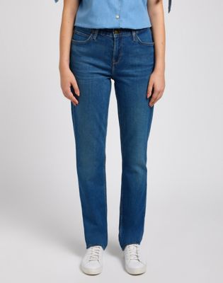 Jeans rectos y estrechos para mujer, altos y bajos