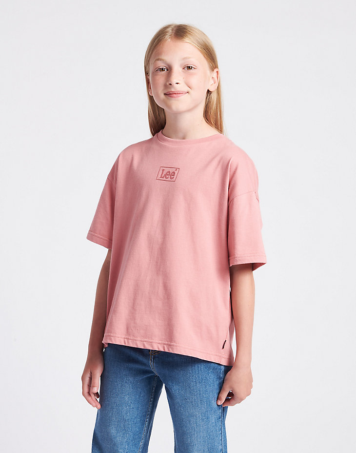 Small Graphic Tee in Dusty Rose alternative view