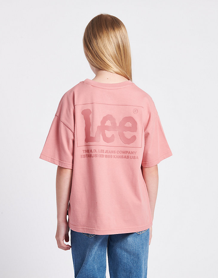 Small Graphic Tee in Dusty Rose alternative view 2