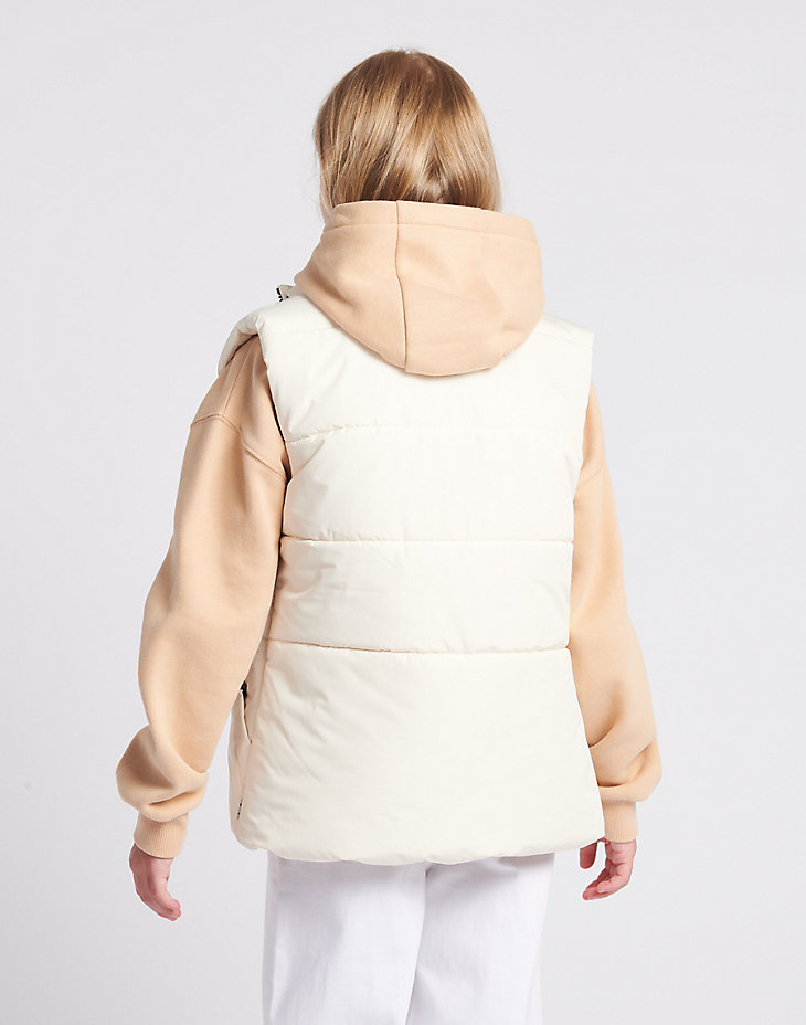 Gilet Puffer in Pearled Ivory alternative view 2