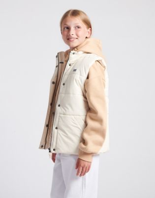 Gilet Puffer in Pearled Ivory alternative view 4