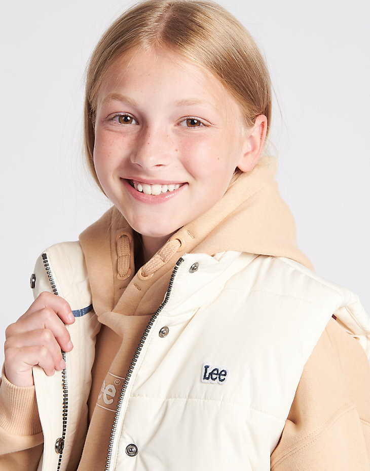 Gilet Puffer in Pearled Ivory alternative view 5
