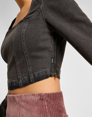 Denim Corset in Always Dark alternative view 4