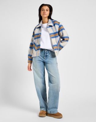 Cropped Wool Jacket in Midcentury alternative view 2