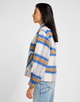 Cropped Wool Jacket in Midcentury alternative view 3