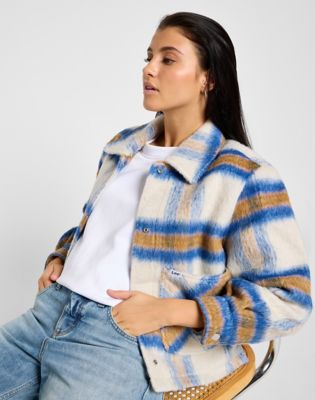 Cropped Wool Jacket in Midcentury alternative view 5