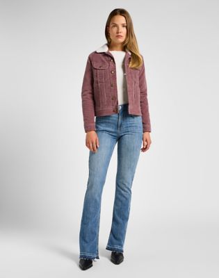 Long Sleeve Slim Boat Neck Tee in Ecru