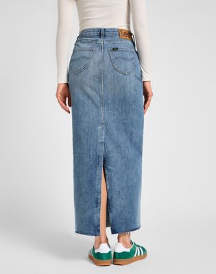 Back Slit Maxi Skirt in Set Free alternative view