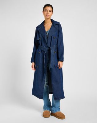 Denim Trench Coat Women s Jackets Lee UK