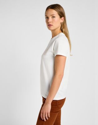 Small Logo Tee:Ecru:XS alternative view 3