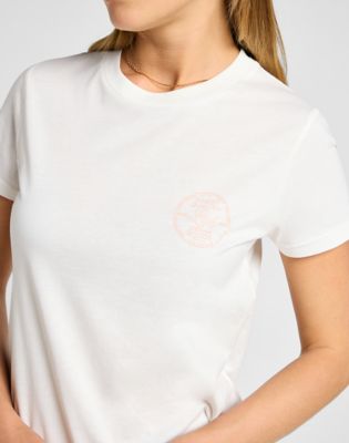 Small Logo Tee:Ecru:XS alternative view 4