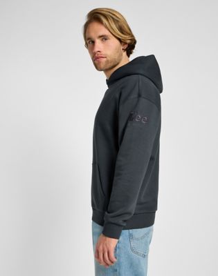 Core Relaxed Hoodie in Washed Black alternative view 3