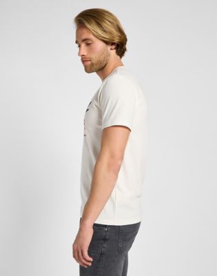 Short Sleeve Frontier Tee in Ecru alternative view 3