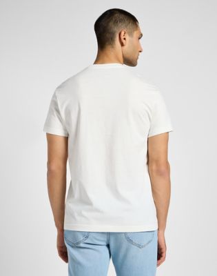 Short Sleeve Relaxed Tee in Ecru alternative view