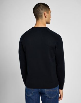Regular Clean Raglan Sweater in Black alternative view