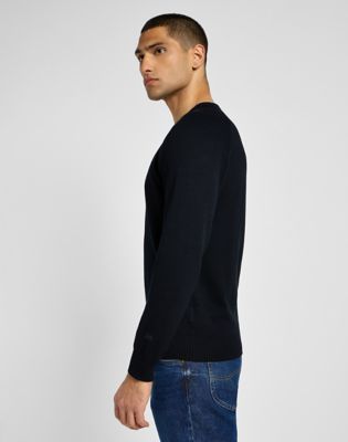 Regular Clean Raglan Sweater in Black alternative view 3
