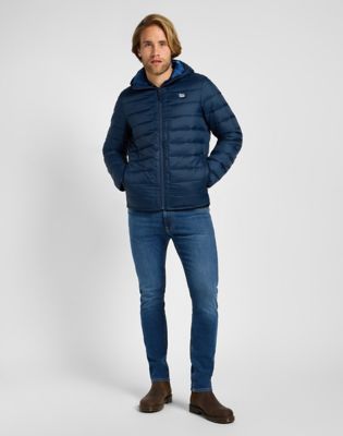 Light Puffer Jacket in Rivet Navy alternative view 2
